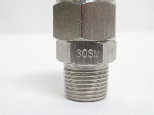 PacMac 95160051SS; Quick Connector; 3/8NPT x 1/2" Tube