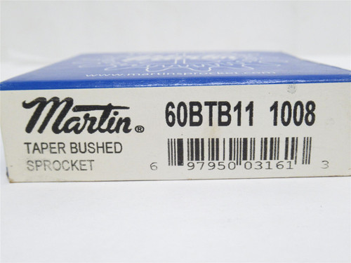 Martin 60BTB11-1008; Buashed Sprocket #60; 11 Teeth