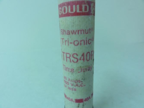 Shawmut TRS40R; Tri-onic Fuse; 40A; 600VAC; Time-Delay