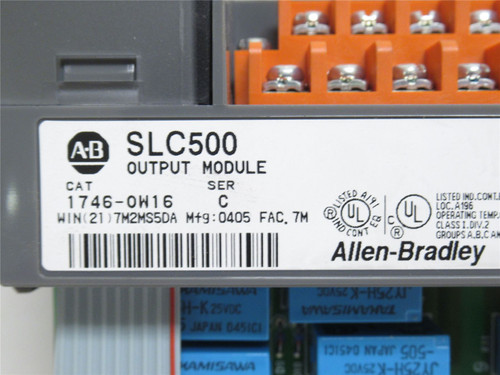Allen-Bradley 1746-OW16; Output Relay Module 250VAC; 16-Point
