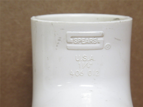 Spears 406-012; Lot-6; PVC Elbows; 90Deg; 1-1/4NPS; Sch: 40
