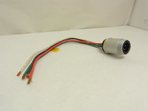 Woodhead CR4006A30M003; Connector Assembly 4P 600V 25Amp; PVC
