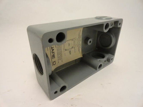 Square D 9001PB; Outlet Enclosure 5-3/16" x3-1/16"