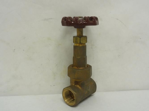 Crane 431UB-1/2; Bronze Gate Valve 1/2 FNPT; 150S/300CWP