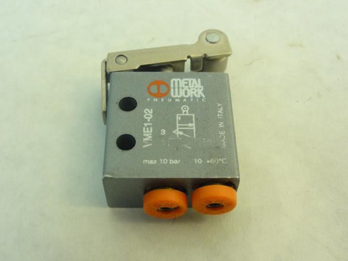 Metal Work VME1-02; Mini Valve; 3/2 NC; 10 Bar