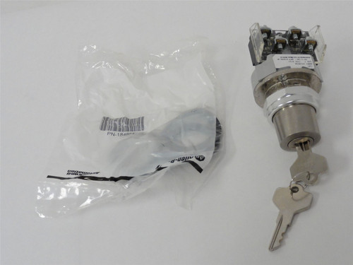 Allen-Bradley 800T-H3303A; Selector Switch 1NO/1NC 2 Position Allen-Bradley 800T-H3303A; Selector Switch 1NO/1NC 2 Position