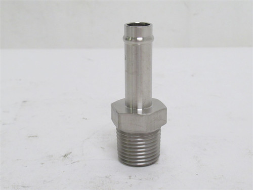 Brennan 4404-08-08-SS; Adapter; SS-316; 1/2NPT x 1/2" Barb Brennan 4404-08-08-SS; Adapter; SS-316; 1/2NPT x 1/2" Barb