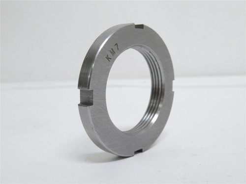 MFG- KM7; Bearing Locknut; Thread Size: M35x1.5mm MFG- KM7; Bearing Locknut; Thread Size: M35x1.5mm