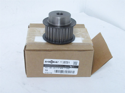 Dodge P24-8M-30x1/2; Belt Sprocket 110721; 1/2"ID 24 Teeth Dodge P24-8M-30x1/2; Belt Sprocket 110721; 1/2"ID 24 Teeth