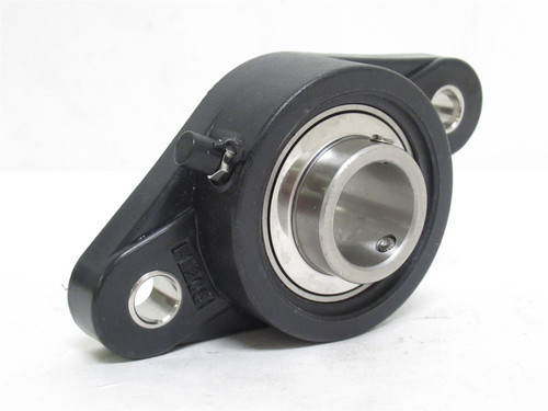AMI MUCNFL205B; Flange Bearing 25mmID 2-Bolt; Plastic Housing