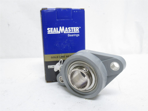 Sealmaster CRFTC-PN20R; Flange Bearing; 1-1/4"ID; 2-Bolt Sealmaster CRFTC-PN20R; Flange Bearing; 1-1/4"ID; 2-Bolt