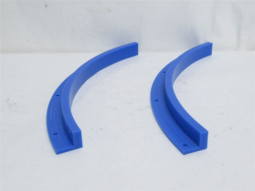 Marel 903B498; Lot-2 Wear Strip Return Guide; Sanitary Blue