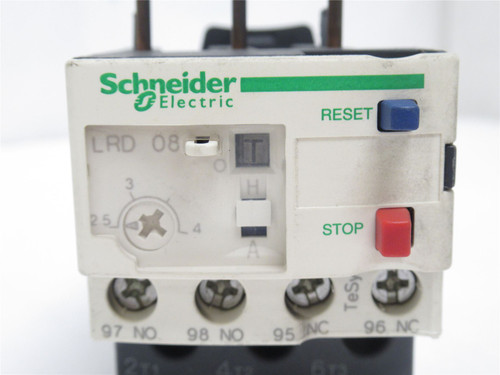 Schneider LRD08; Thermal Overload Relay; 690V; 2.5-4A