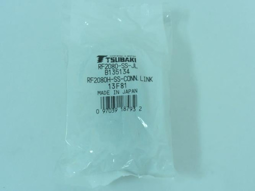 Tsubaki RF2080H-SS, SS Connecting Link, 2" Pitch Tsubaki RF2080H-SS, SS Connecting Link, 2" Pitch