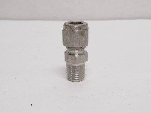 MFG- SS-600-1-6, Tube Adapter, SS-316, 3/8"Tube x 3/8MNPT MFG- SS-600-1-6, Tube Adapter, SS-316, 3/8"Tube x 3/8MNPT