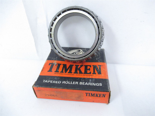 Timken 29685; Bearing Roller Tapered 2 7/8" Bore 4.291 OD 1W