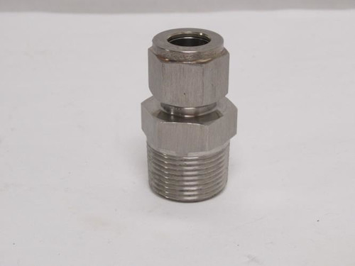 MFG- SS-810-1-12, Tube Adapter, SS-316, 1/2" Tube x 3/4MNPT MFG- SS-810-1-12, Tube Adapter, SS-316, 1/2" Tube x 3/4MNPT