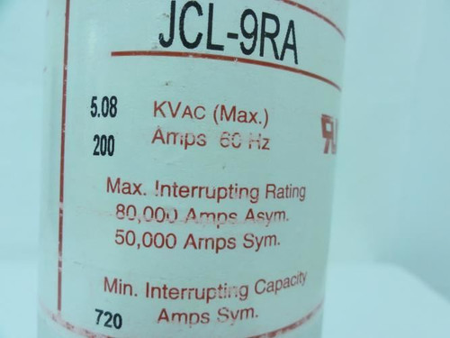 Bussman JCL-9RA, Fuse, 5.08 KVAC, 200A