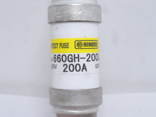 Hinode 660GH-200ULTC; Semiconductor Fuse; 200A; 660VAC/DC