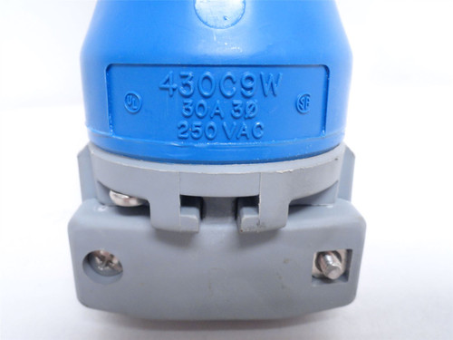 Hubbell HBL430C9W; Watertight Pin/Sleeve Connector 30A; 250VAC