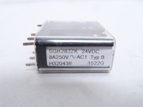 ELESTRA SGR282ZK; Safety Relay W/Socket ES-50; 24VDC; DPDT