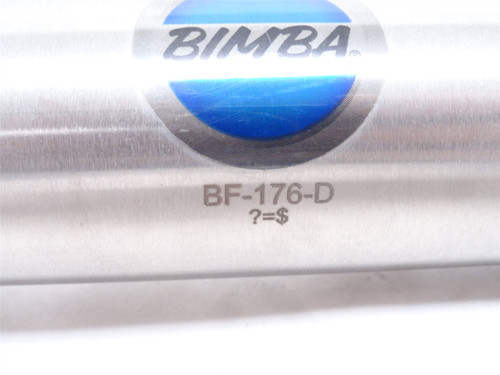 Bimba BF-176-D; Air Cylinder; SS; 1-1/2"ID x 6" Stroke