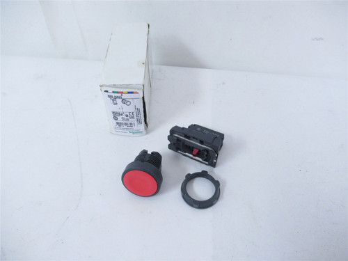Schneider XB5AA42; Push Button 22 mm Red