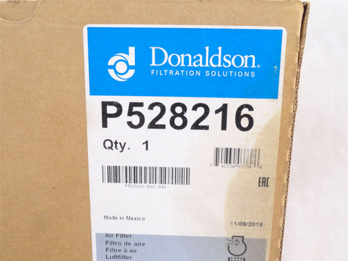 Donaldson P528216; Air Filter; Primary; Round
