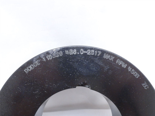 Dodge 4B6.0-2517; Bushed V-Belt Pulley 118329 4Gr; Size: A; B