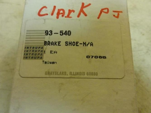 Intrupa 93-540; Brake Shoe