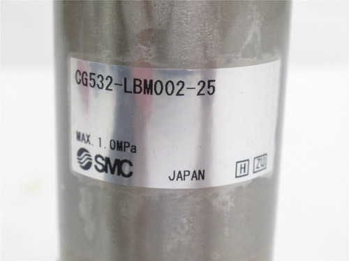 SMC CG532-LBM002-25; Air Cylinder; SS; 32mmID x 25mm Stroke