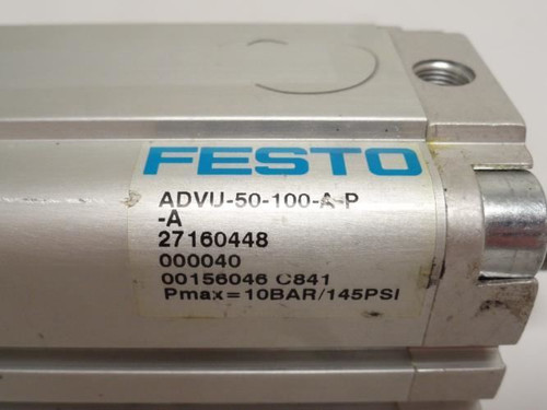 Festo ADVU-50-100-A-P-A; Air Cylinder; 50mmID x 100mm Stroke