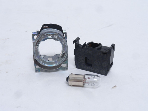 Allen-Bradley 800F-MD5C; Metal Latch Mount Lamp Module 120VAC Allen-Bradley 800F-MD5C; Metal Latch Mount Lamp Module 120VAC
