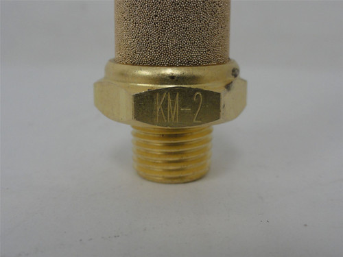 Koganei HKM-2; Brass Muffler; 1/4" NPT; 0-131 PSI