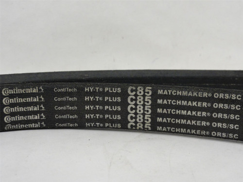 Continental C85; V-Belt; 89" Outside Length; 7/8" Top Width