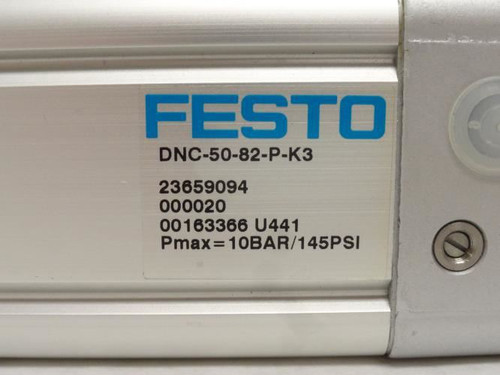Festo DNC-50-82-P-K3; Air Cylinder 163366 50mmB x 82mmS