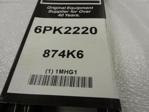 Bando 1MHG1; Serpentine Belt; 87.1"Long; Industry 874K6