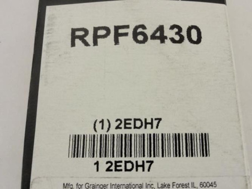 Bando RPF6430; V Belt; 2EDH7; 43"