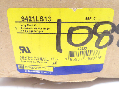 Square D 9421LS13; Long Shaft Rotary Handle; 125 to 600A