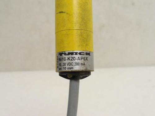 Turck Ni10-K20-AP6X; Proximity Sensor 10-30VDC NO HARDWARE
