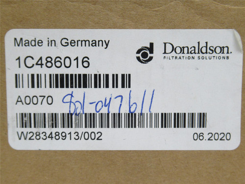 Donaldson 1C486016; Air Filter Element A0070; 65mm Diameter