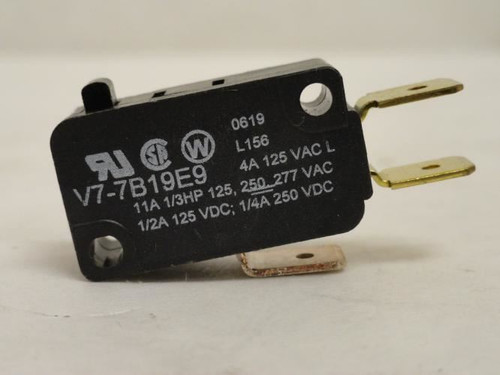 Honeywell V7-7B19E9; Lot-2; Mini Snap Action Switch; 240V@3A