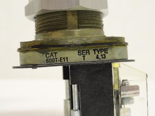 Allen-Bradley 800T-E11A; Dead Bolt Lock Pushbutton; 1-NO; 1-NC