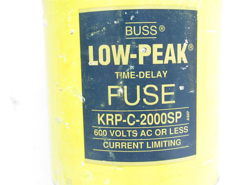 Bussmann KRP-C-2000SP; Time Delay Fuse; 600VAC/300VDC