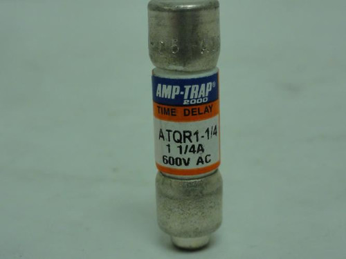 Ferraz ATQR1-1/4; Amp-Trap Time Delay Fuse; 1-1/4A @ 600VAC