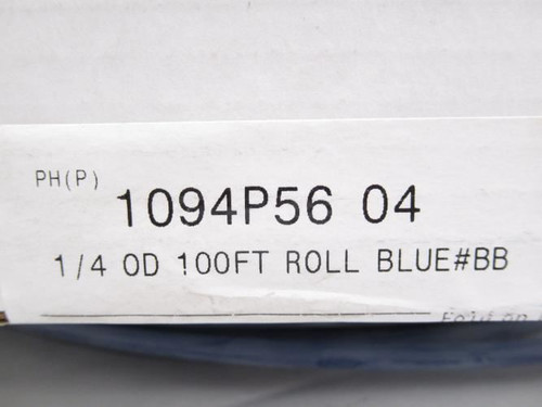 Legris 1094P56 04; Blue Polyamide Tube; 1/4"OD; 100' Roll