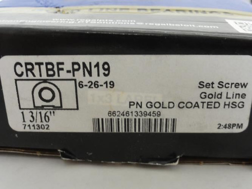 SealMaster CRTBF-PN19; Pillow Block Bearing; 1-3/16" ID