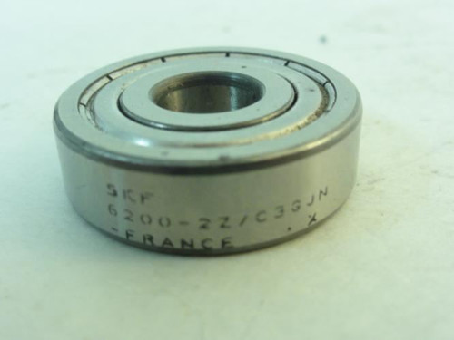 SKF 6200-2Z/C3GJN; Ball Bearing; 10mm ID; 30mm OD; 9mm Width