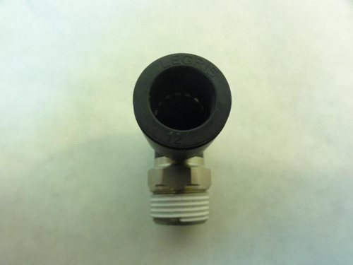 Legris 441930; Elbow Fitting; 12mm Hose OD; 3/8" BSPT