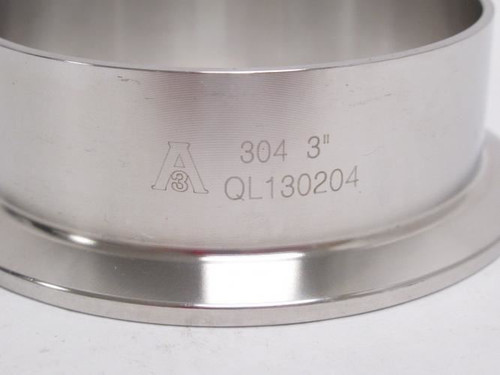Industry-Std 11L907; Short Ferrule; Size 3"; SS-304